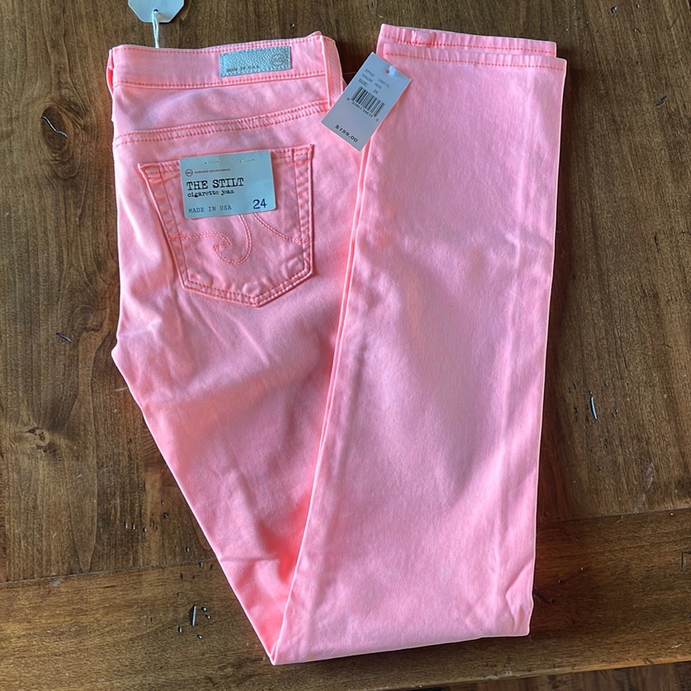 AG Adriano Goldschmied Coral NWT Cigarette Jean 24
